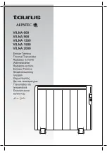 Preview for 1 page of Taurus ALPATEC VILNA 600 Manual