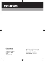 Preview for 40 page of Taurus Aromatic Manual