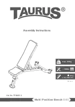 Taurus B450 Assembly Instructions Manual preview