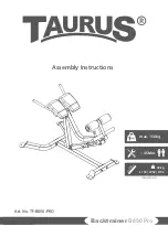 Preview for 1 page of Taurus Backtrainer B850 Pro Assembly Instructions Manual