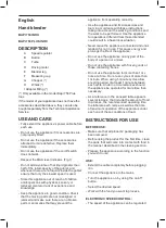 Предварительный просмотр 9 страницы Taurus BAPI 750 INOX Manual