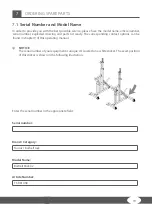 Preview for 19 page of Taurus Barbell Rack X2 Assembly And Operating Instructions Manual