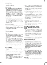 Preview for 11 page of Taurus Best Moments KCP4104 Instructions For Use Manual