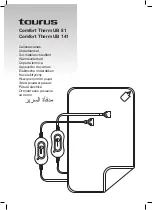 Taurus Comfort Therm UB 141 Instructions Manual предпросмотр