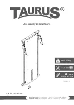 Preview for 1 page of Taurus DESIGN LINE DUAL PULLEY Assembly Instructions Manual