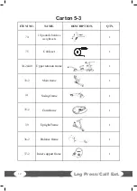 Preview for 12 page of Taurus Dual Pro Leg Press/ Calf Ext Assembly And Operating Instructions Manual