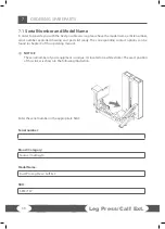 Preview for 30 page of Taurus Dual Pro Leg Press/ Calf Ext Assembly And Operating Instructions Manual