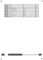 Preview for 34 page of Taurus Dual Pro Leg Press/ Calf Ext Assembly And Operating Instructions Manual