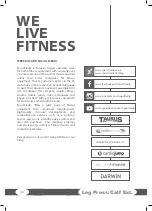 Preview for 40 page of Taurus Dual Pro Leg Press/ Calf Ext Assembly And Operating Instructions Manual