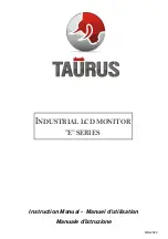 Taurus E Series Instruction Manual preview