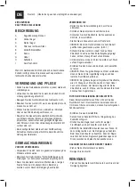 Preview for 16 page of Taurus EASY PRESS 1000 LEGEND Instructions For Use Manual