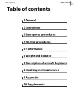 Preview for 7 page of Taurus ELECTRO G2 Flight Manual And Maintenance Manual