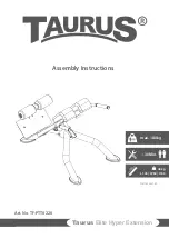 Preview for 1 page of Taurus Elite Hyper Extension Assembly Instructions Manual