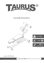 Предварительный просмотр 1 страницы Taurus Elite Assembly Instructions Manual