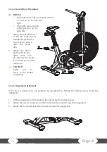 Preview for 14 page of Taurus Ergo-X Classic Air Bike Assembly And Operating Instructions Manual