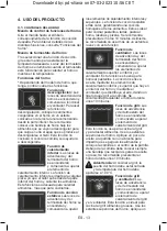 Preview for 14 page of Taurus HM669IXM Instructions For Use Manual