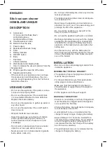 Preview for 8 page of Taurus HOMELAND UNIQUE Manual