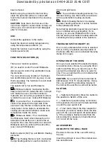 Preview for 8 page of Taurus HORIZON 45 Instructions For Use Manual