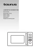 Предварительный просмотр 1 страницы Taurus LAURENT 25 CONVECTION User Manual