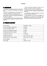 Preview for 13 page of Taurus LAURENT 25 CONVECTION User Manual