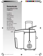 Taurus Liquafruits Pro Compact User Manual предпросмотр