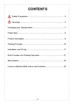 Preview for 3 page of Taurus MIG 280 PLUS Operation Manual