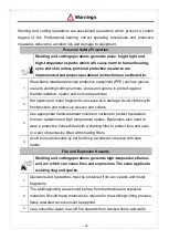 Предварительный просмотр 5 страницы Taurus MIG 280 PLUS Operation Manual