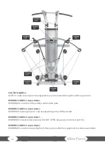 Предварительный просмотр 16 страницы Taurus Multi-gym Ultra Force TF-UF-PRO Assembly And Operating Instructions Manual