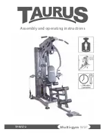 Taurus Multi-gym WS7 Assembly And Operating Instructions Manual предпросмотр