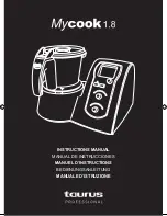 Taurus MYCOOK 1.8 Instruction Manual preview