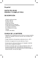 Preview for 5 page of Taurus PERFECT COMPLET PRO Instructions For Use Manual