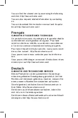 Preview for 50 page of Taurus PERFECT COMPLET PRO Instructions For Use Manual