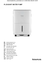 Preview for 1 page of Taurus PLEASANT WATER PUMP Instructions For Use Manual