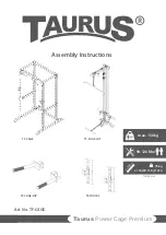 Taurus Power Cage Premium Assembly Instructions Manual preview