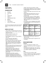 Preview for 34 page of Taurus POWER SHAKE 1600 Instructions For Use Manual