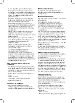 Preview for 46 page of Taurus PROFESSIONAL 3 MAX Instructions For Use Manual