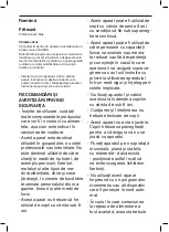 Preview for 53 page of Taurus PROFESSIONAL 3 MAX Instructions For Use Manual