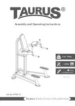 Preview for 1 page of Taurus PTT0215 Assembly And Operating Instructions Manual