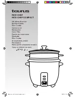 Taurus RICE CHEF User Manual preview