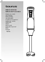 Preview for 1 page of Taurus ROBOT 600 INOX Manual