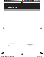 Preview for 48 page of Taurus Serenity Ozonic User Manual