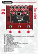 Предварительный просмотр 3 страницы Taurus SH8Qube Stomp-Head Owner'S Manual