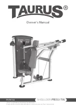 Preview for 1 page of Taurus SHOULDER PRESS IT95 Owner'S Manual