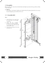 Preview for 12 page of Taurus Single Pulley Design Line TF-PULL-SINGLE Assembly And Operating Instructions Manual