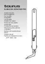 Taurus SLIMLOOK KERATINE PRO Manual preview