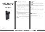 Taurus TB-5150 Operating Instructions preview