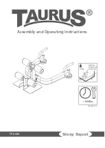 Preview for 1 page of Taurus TF-6006 Assembly And Operating Instructions Manual