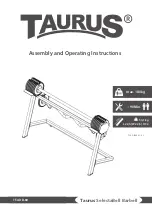 Preview for 1 page of Taurus TF-ADB-80 Assembly And Operating Instructions Manual