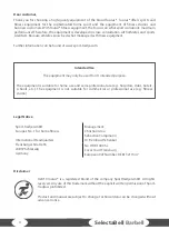 Preview for 4 page of Taurus TF-ADB-80 Assembly And Operating Instructions Manual