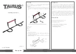 Taurus TF-CB-430 Operating Instructions preview